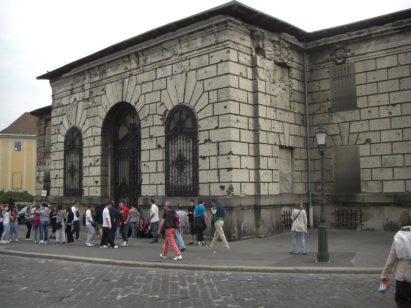 CIMG0288.JPG - The Bullet Hole building up by the Church of Our Lady and Fisherman's Bastion.